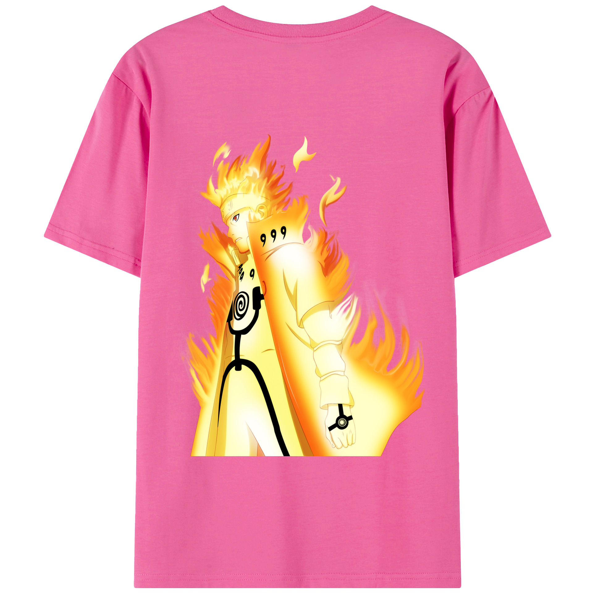 （画像用） NARUTO -ナルト- うずまき ナルト Uzumaki Naruto レディース半袖Tシャツ(バックプリント)